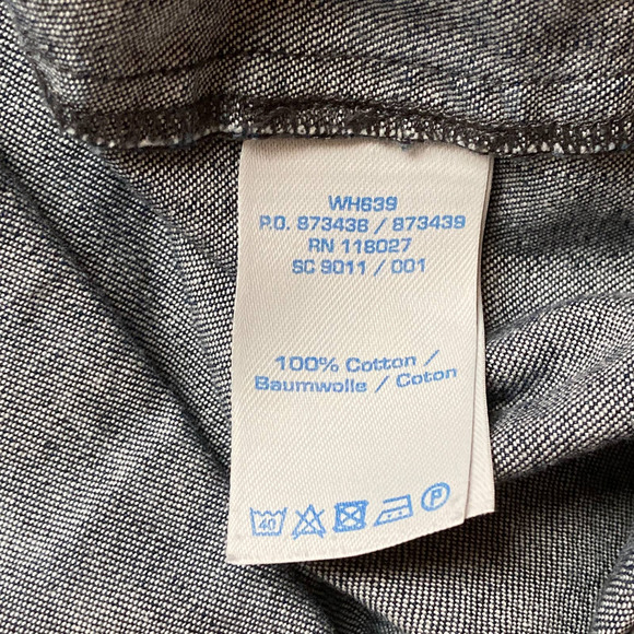 Boden Blue Denim Mini Dress - Picture 10 of 10